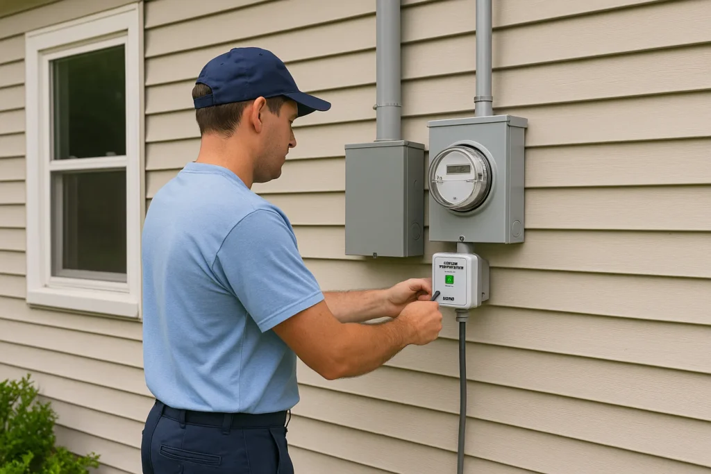 Professional Whole House Surge Arrestor Installation in Tampa Protect your home from lightning and power surges with licensed electricians Call today